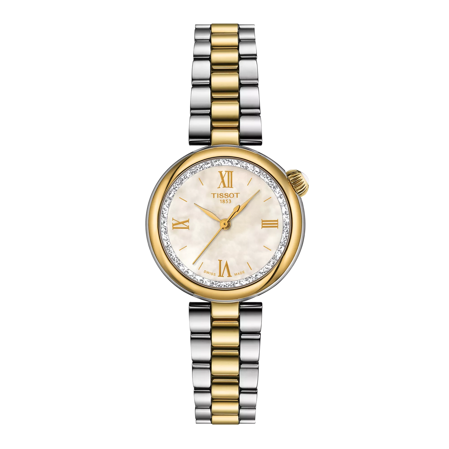 Tissot Desir Gold Tone MOP Dial Ladies Watch- T152.010.22.118.01
