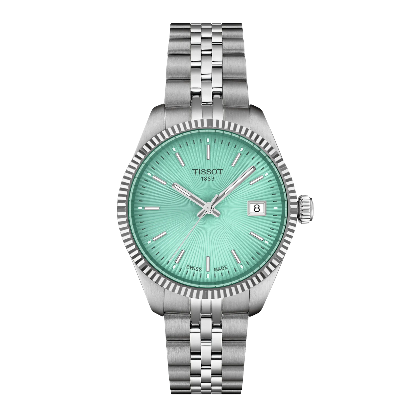 Tissot Ballade 34mm Green Dial Ladies Watch - T156.210.11.091.0