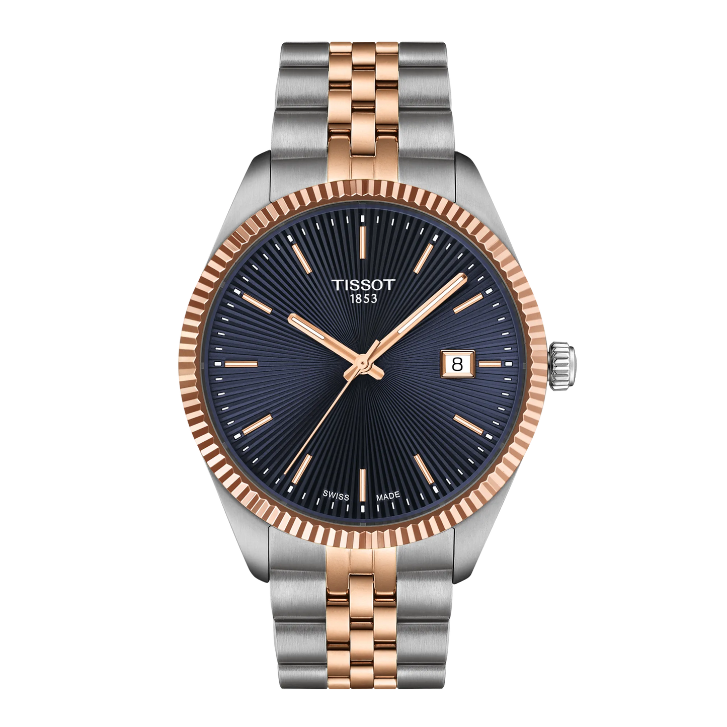 Tissot Ballade Dual Tone Blue Dial Men's Watch- T156.410.22.041.00