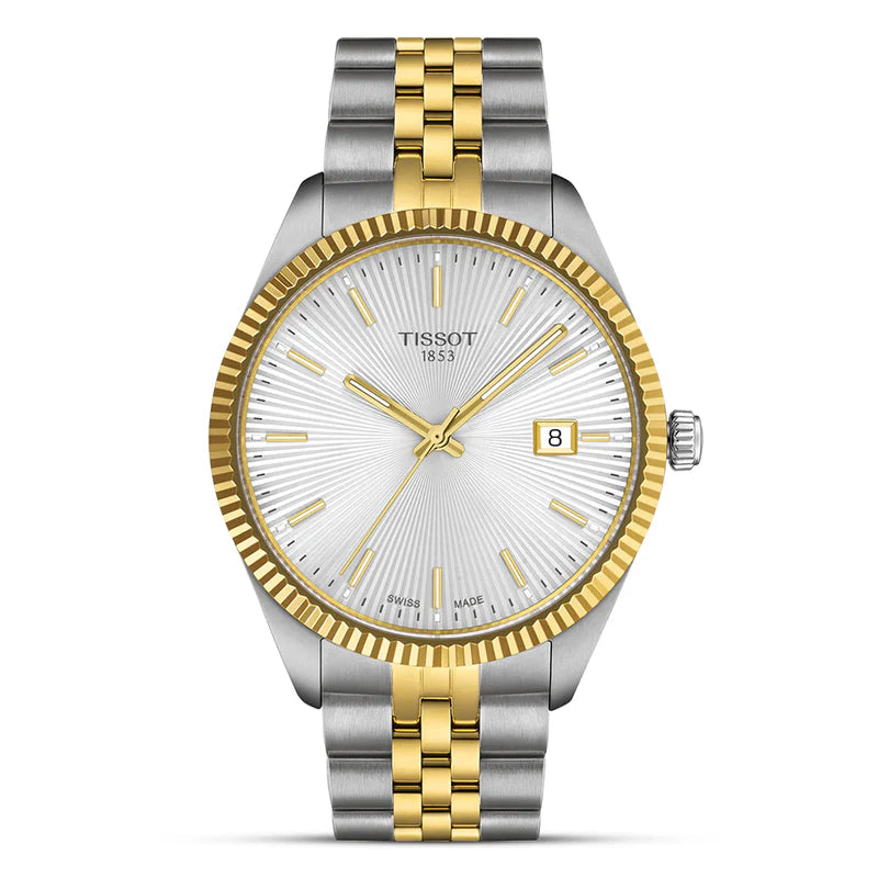 Tissot Ballade Dual Tone Silver dial Men's Watch- T156.410.22.031.00