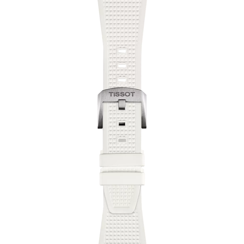 Tissot PRX White Strap Full Lume Dial Men's Watch- T137.410.17.011.00
