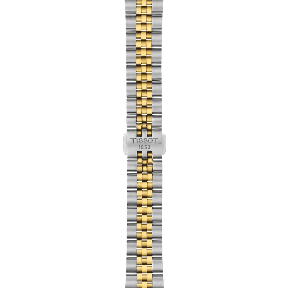Tissot Ballade Dual tone 34mm Silver Dial Ladies Watch- T156.210.22.031.00
