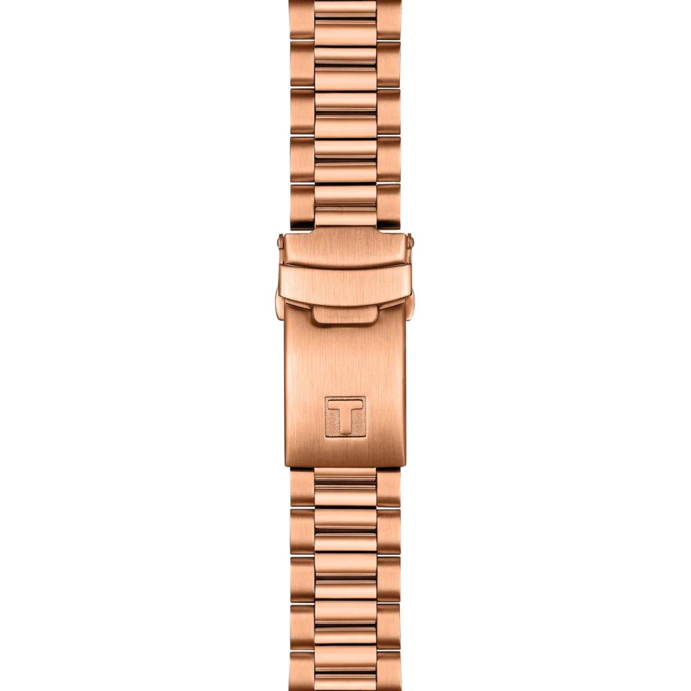 Tissot PR516 Rose Gold Black Dial Men's Chronograph Watch- T149.417.33.051.00