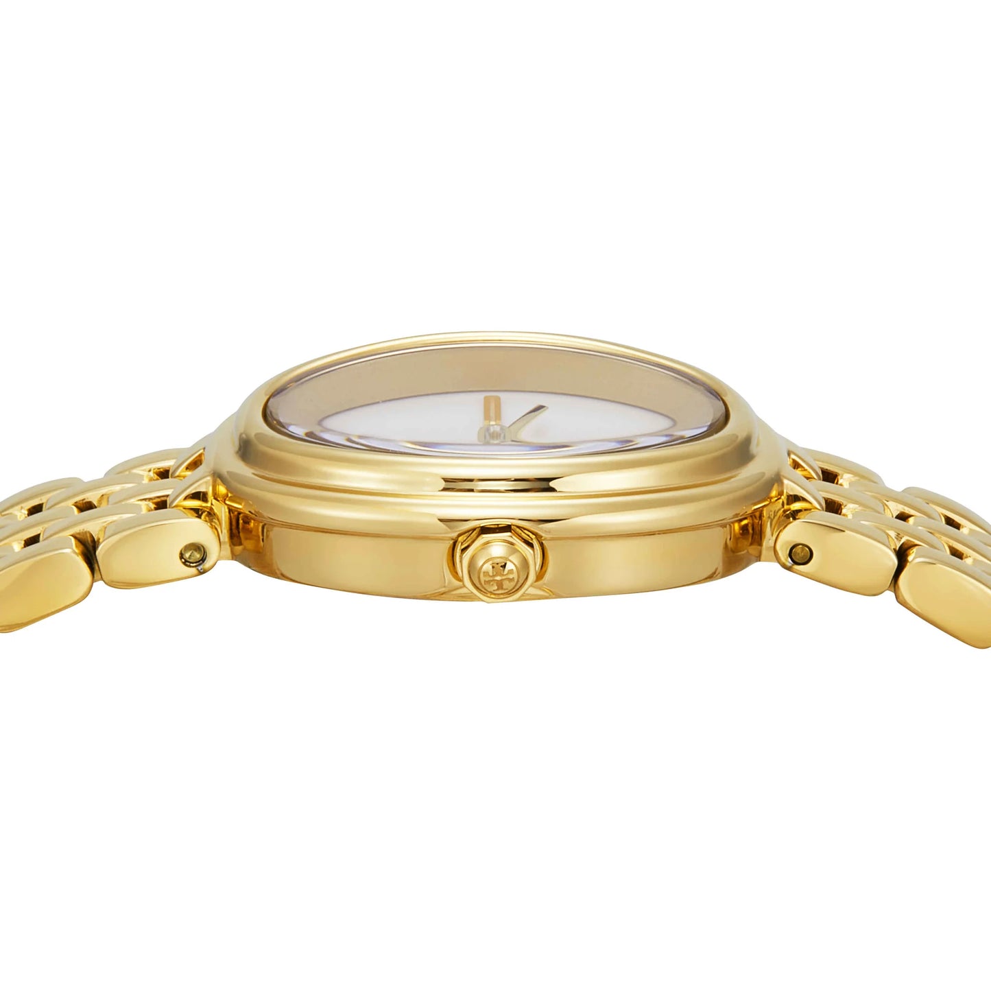 Tory Burch The Oval Gold Tone Analogue Ladies Watch - TBW6032