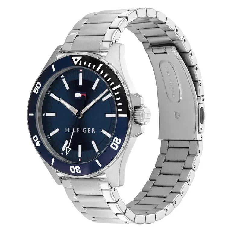 Tommy Hilfiger Men's Classic blue dial watch- TH1792012