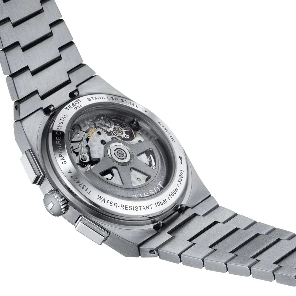 Tissot PRX Blue Panda Chronograph Automatic Watch- T137.427.11.011.01