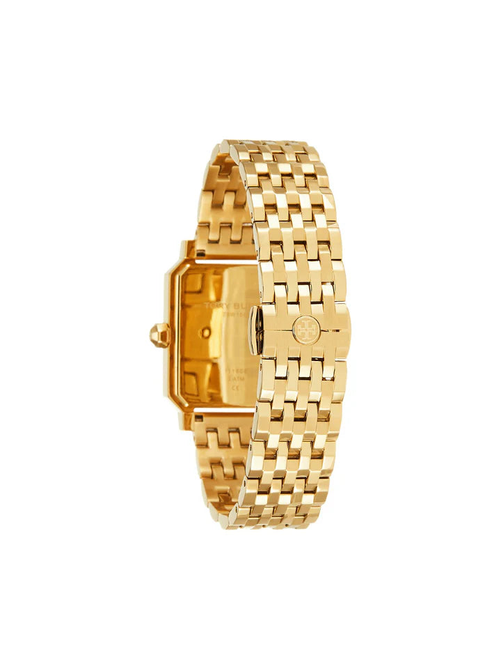 Tory Burch Robinson Gold Stainless Steel Strap Ladies Watches-TBW1500