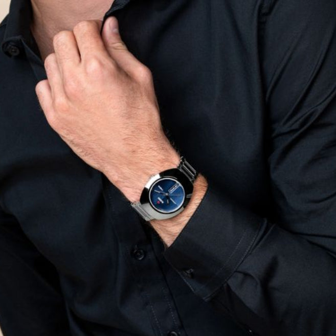 Rado DiaStar Original Automatic Blue Dial 38mm Men's Watch - R12160213