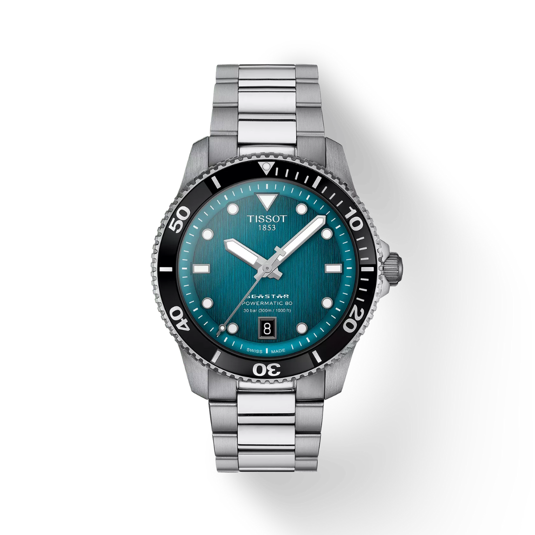 Tissot Seastar 1000 Powermatic 80 Blue Dial Men's Watch - T120.807.11.091.00