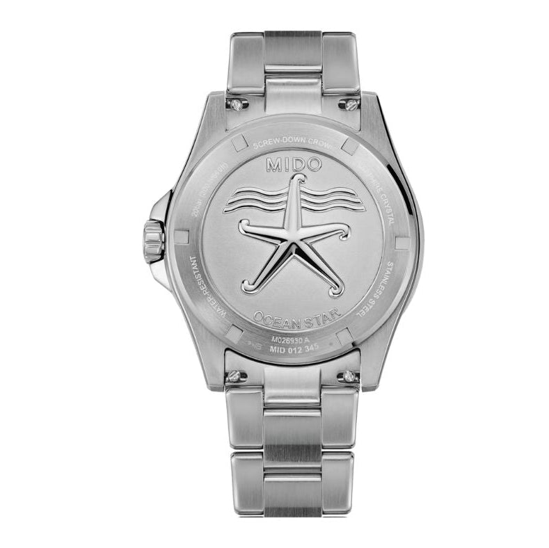Mido Ocean Star Automatic 41mm White Dial Black Bezel Men's Watch - M026.930.11.011.00