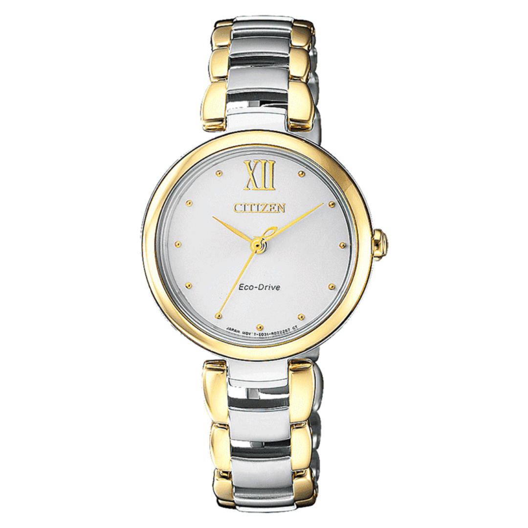 Citizen Eco-Drive Dual Tone Ladies Watch- EM0534-80A