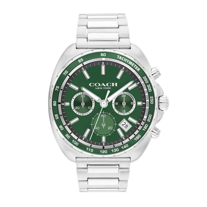 Coach Charter Chronograph Green Dial Men's Watch - 14602701