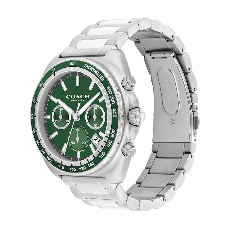 Coach Charter Chronograph Green Dial Men's Watch - 14602701