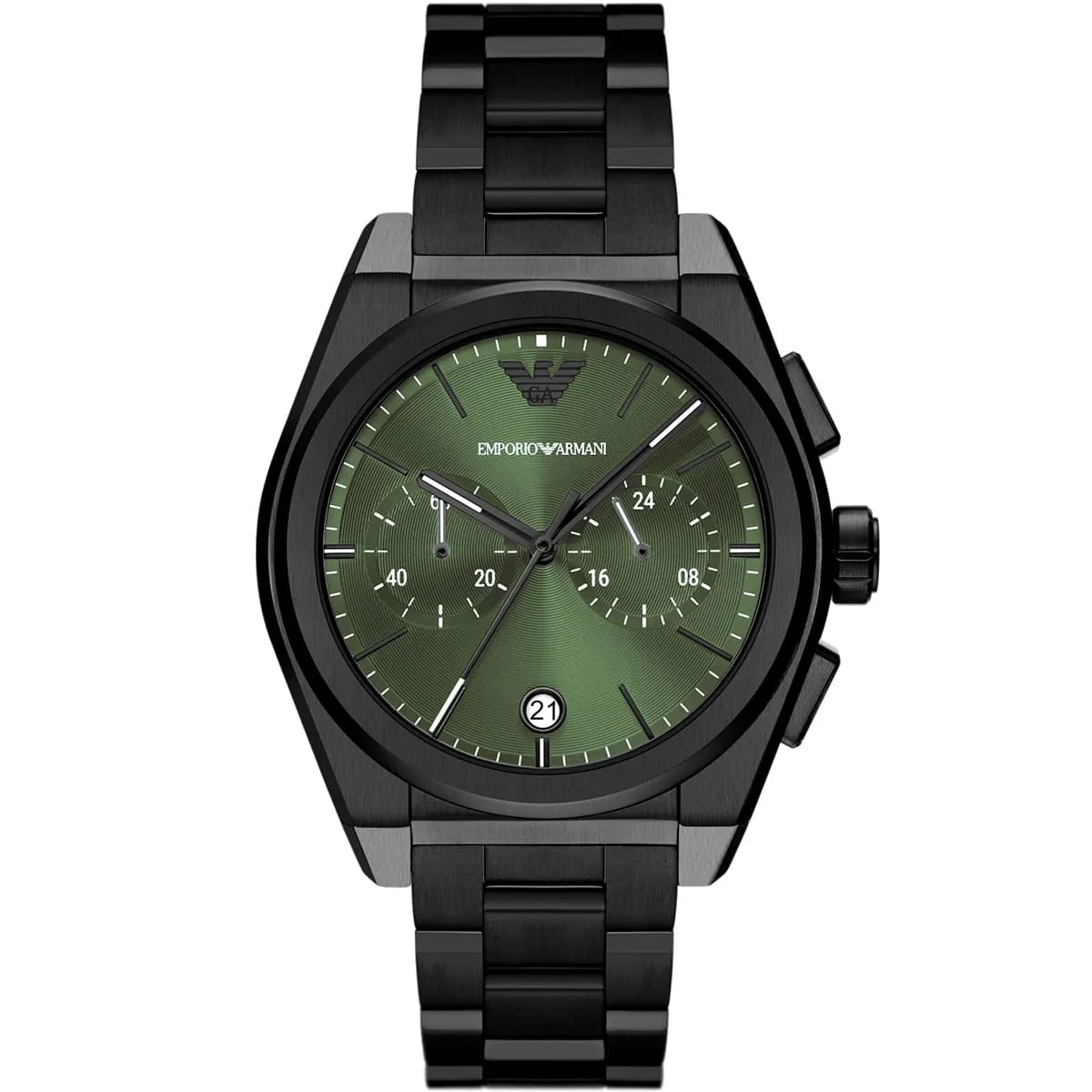 Emporio Armani Green Dial “Federico” Chronograph Men's Watch-AR11562