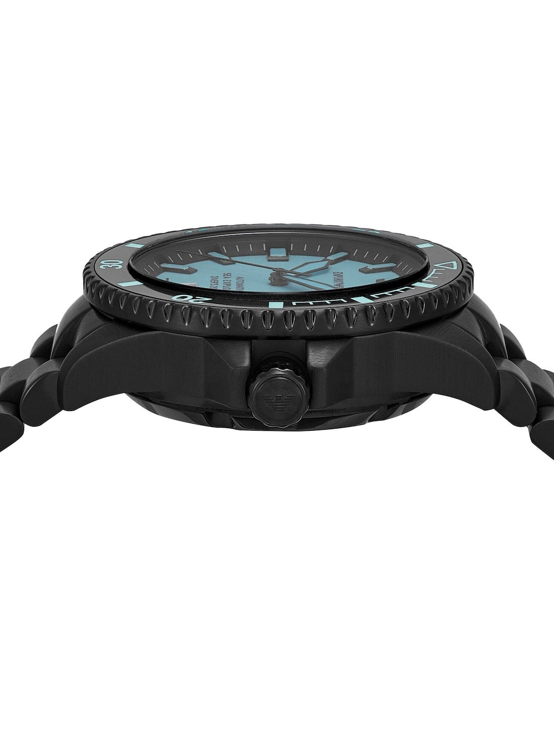 Emporio Armani Sea Explorer Automatic Black Stainless Steel Men's Watch - AR60084