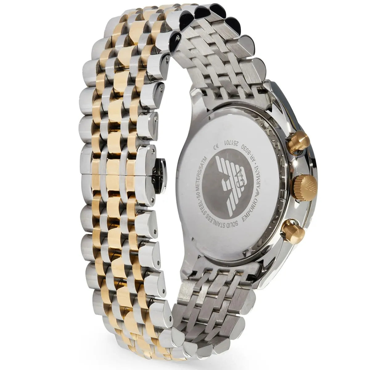 Emporio Armani Tazio XLarge Blue Dial Ladies Watch - AR8030