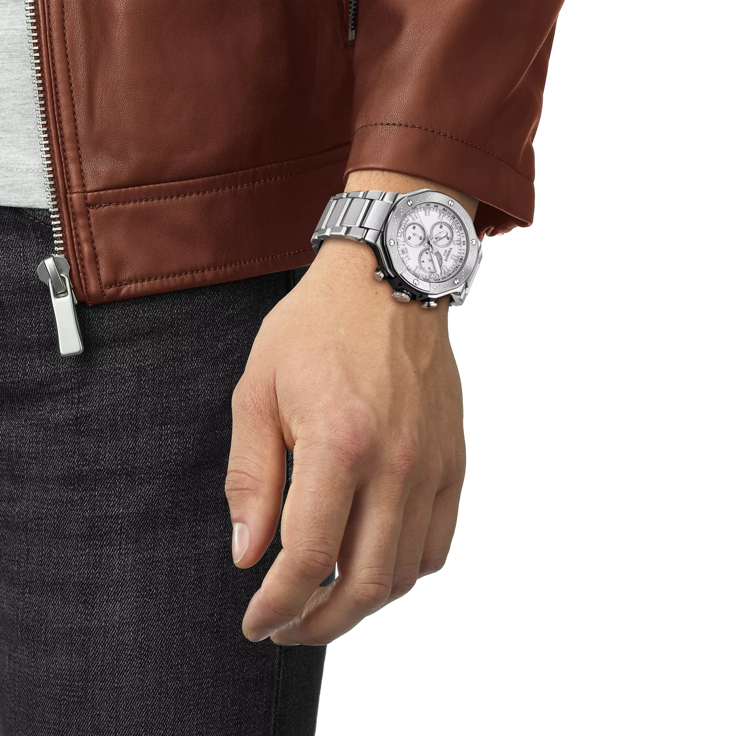 Tissot T-Race White Dial 45mm Men's Watch - T141.417.11.031.00