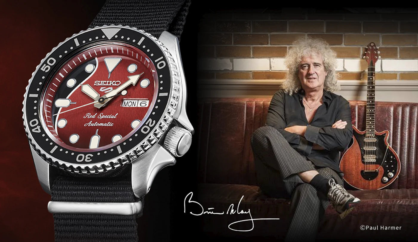 Seiko 5 Sports X Brian May Limited edition Men's Watch - SRPE83