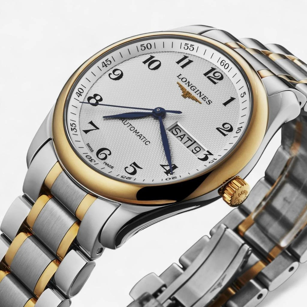 Longines Master Collection White Dial 38.5mm Day Date Men's Watch - L2.755.5.79.7