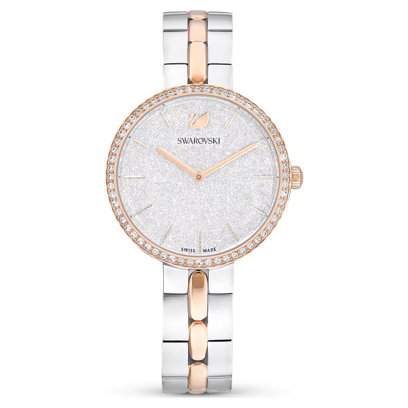 Swarovski White Dial Metal bracelet Ladies Watch - 5644081