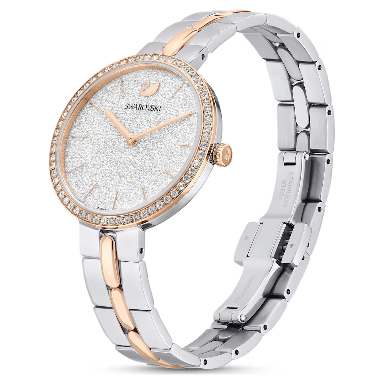Swarovski White Dial Metal bracelet Ladies Watch - 5644081