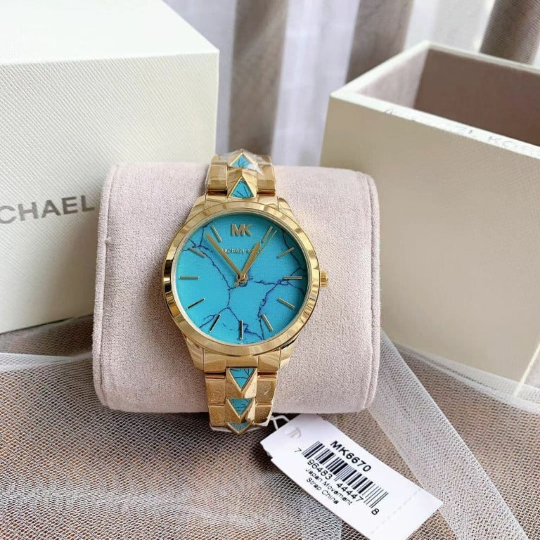 Michael Kors Women's Gold Analog Watch- MK6670