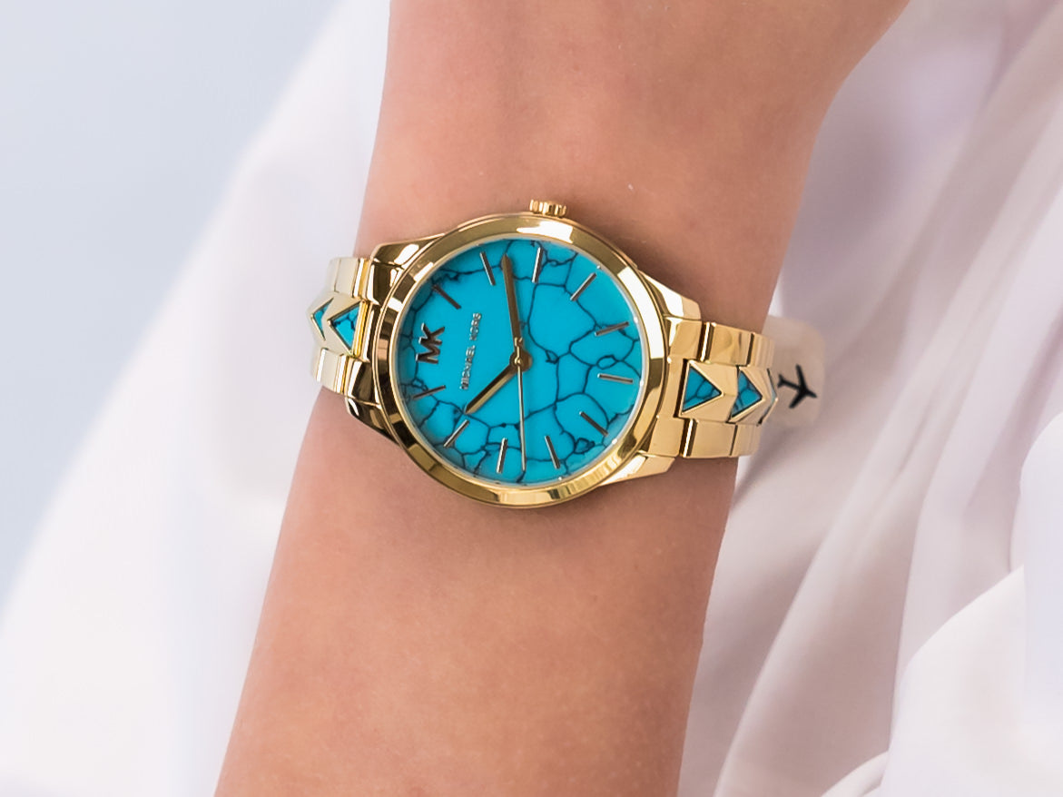 Michael Kors Women's Gold Analog Watch- MK6670
