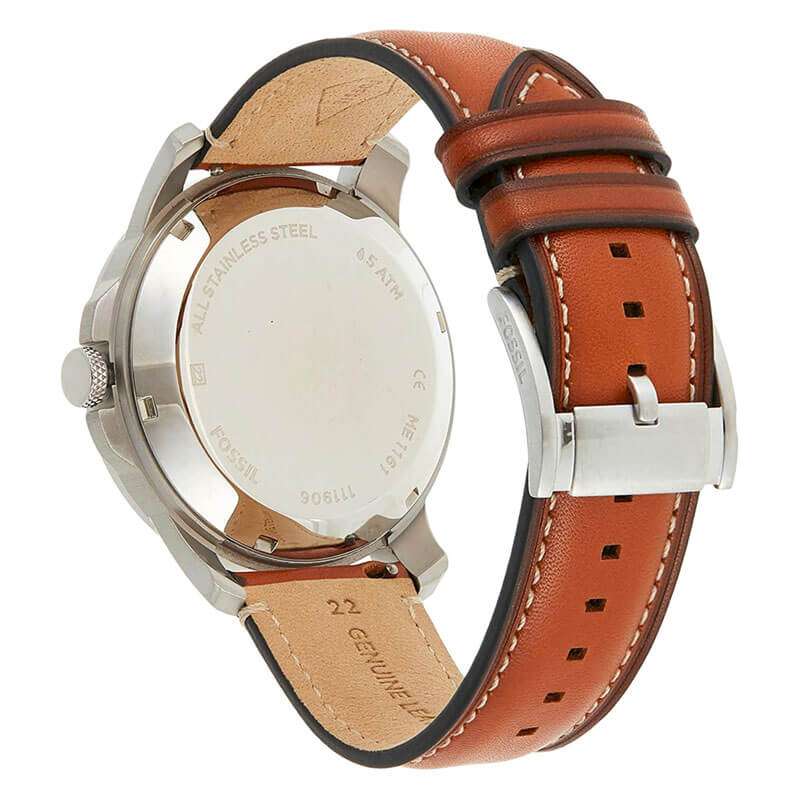 Fossil Grant Twist Three Hand Blue Dial Watch- ME1161