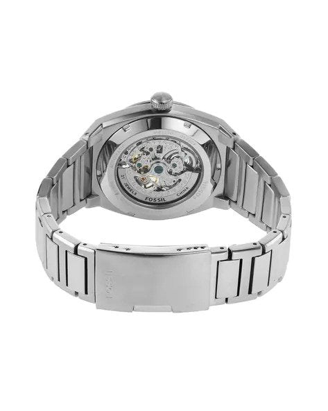 Fossil Everett Blue Skeleton Dial Men's Automatic Watch- ME3220