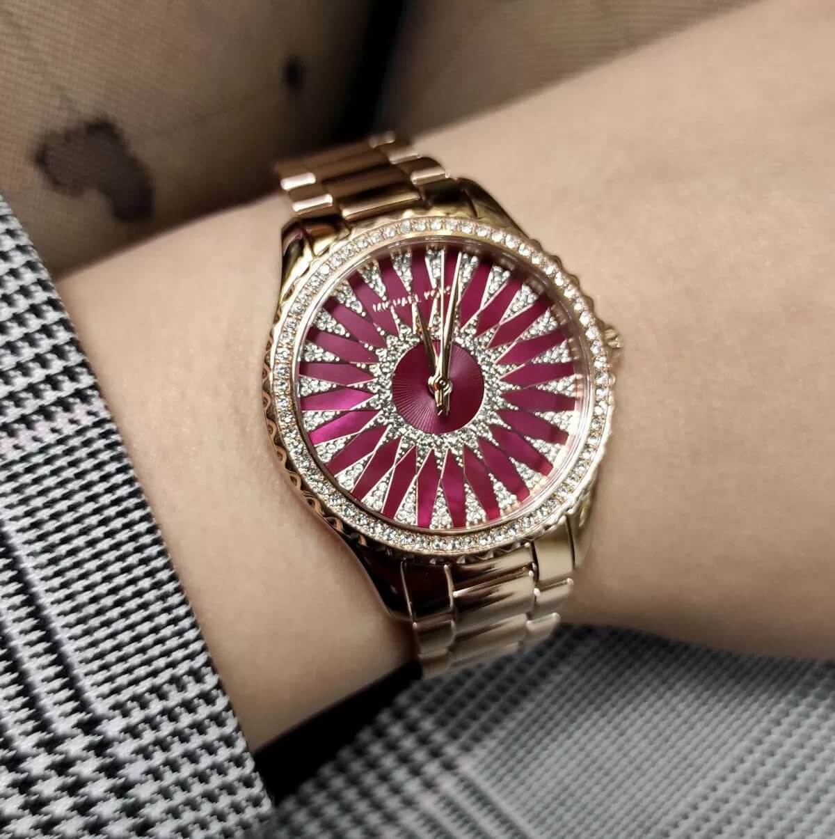 Michael Kors Layton Stone Dial Women's Watch- Mk6893