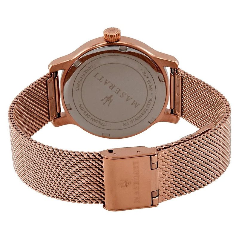 Maserati Epoca Mother Of Pearl Dial Rose Gold Women's Watch- R8853118503
