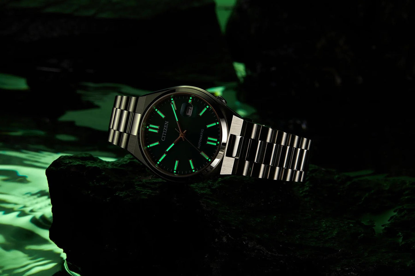 Citizen Tsuyosa Green Dial Men's Watch- NJ0150-81X