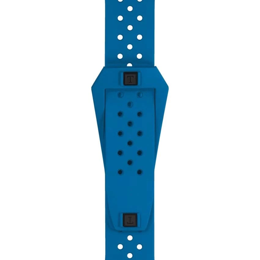 Tissot Sideral S Powermatic 80 Blue Dial Silicone Strap Watch for Men- T145.407.97.057.01