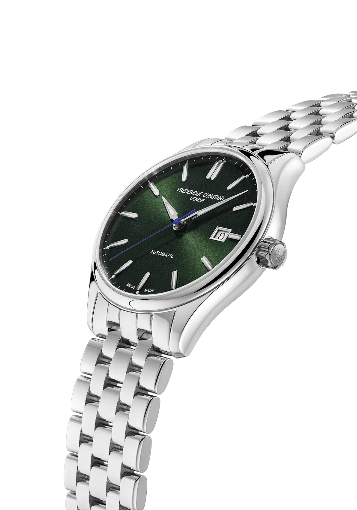Frederique Constant Classics Index Green Dial Men's Automatic Watch- FC-303GR5B6B
