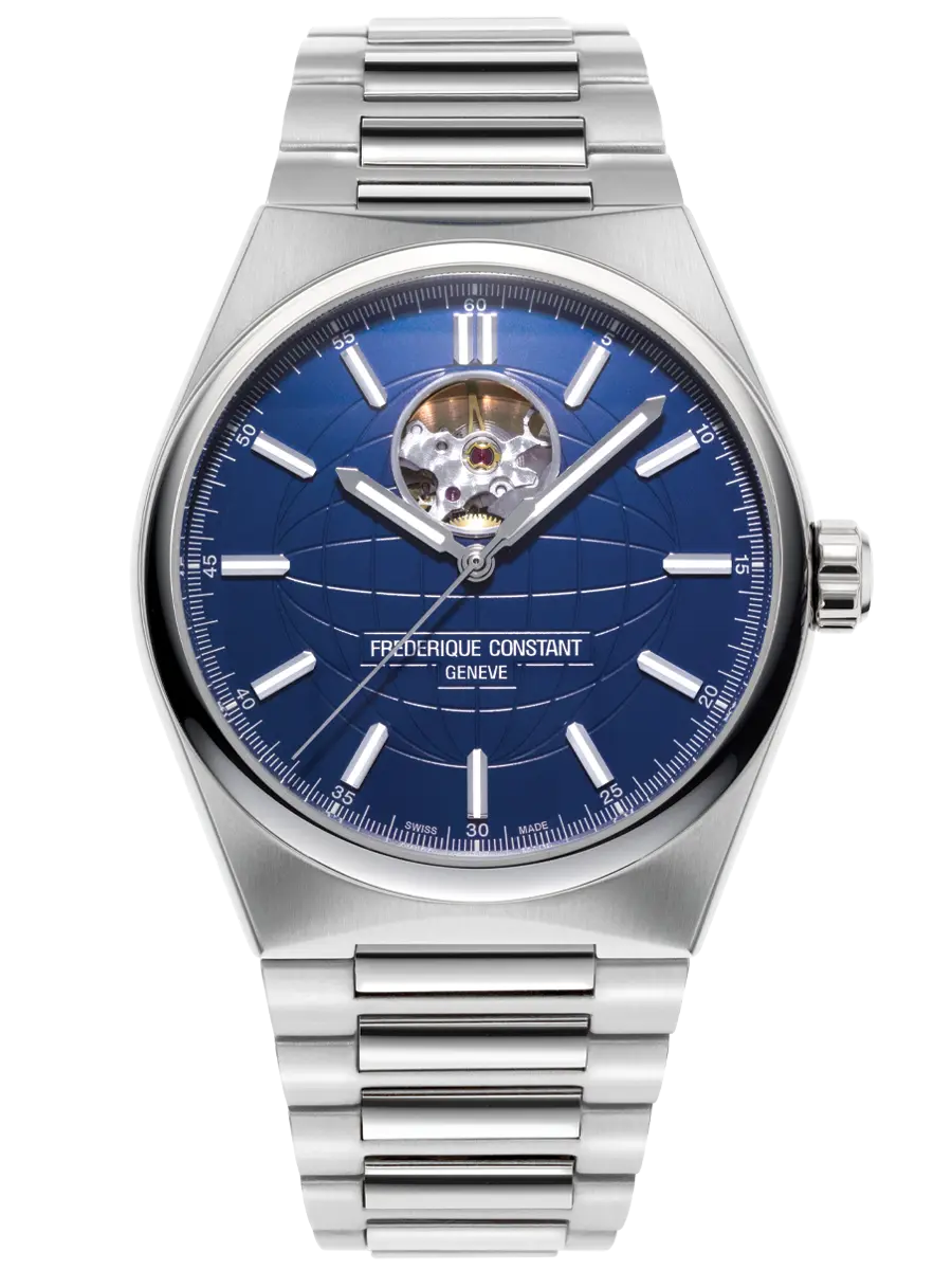 Frederique Constant Highlife Open Heart Blue Dial Men's Automatic Watch- FC-310N4NH6B