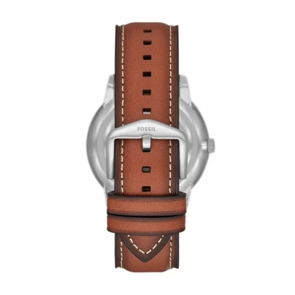 Fossil Neutra Moonphase Brown Leather Blue Dial Men's Watch- FS5903