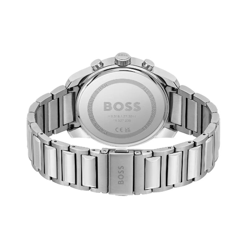 Hugo Boss Trace Herenhorloge Red Dial Men's Chronograph Watch- HB1514004