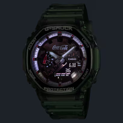 G-SHOCK Coca-Cola Collaboration Special Edition ANALOG-DIGITAL Men's Watch - GA-2100CC-3A