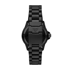 Emporio Armani Sea Explorer Automatic Black Stainless Steel Men's Watch - AR60084