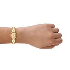 Michael Kors Petite Maude Gold-Tone Ladies Watch - MK4955