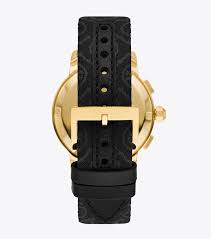 Tory Burch Black Dial Gold Tone Ladies Watch - TBW1055