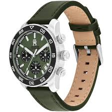 Tommy Hilfiger Green Dial Green strap Men's Watch - 1792188