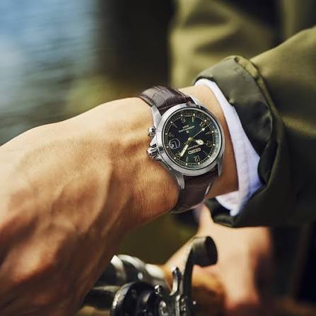 Seiko Prospex Alpinist (JDM) Green Dial Men's Watch - SBDC211