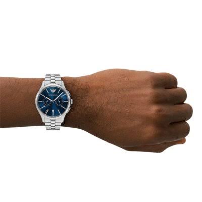 Emporio Armani Chronograph Blue Dial 42mm Men's Watch - AR11746
