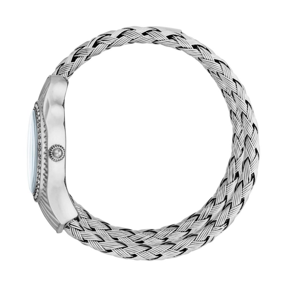 Just Cavalli Twined Light Blue Dial Ladies Snake Design Watch- JC1L305M0015