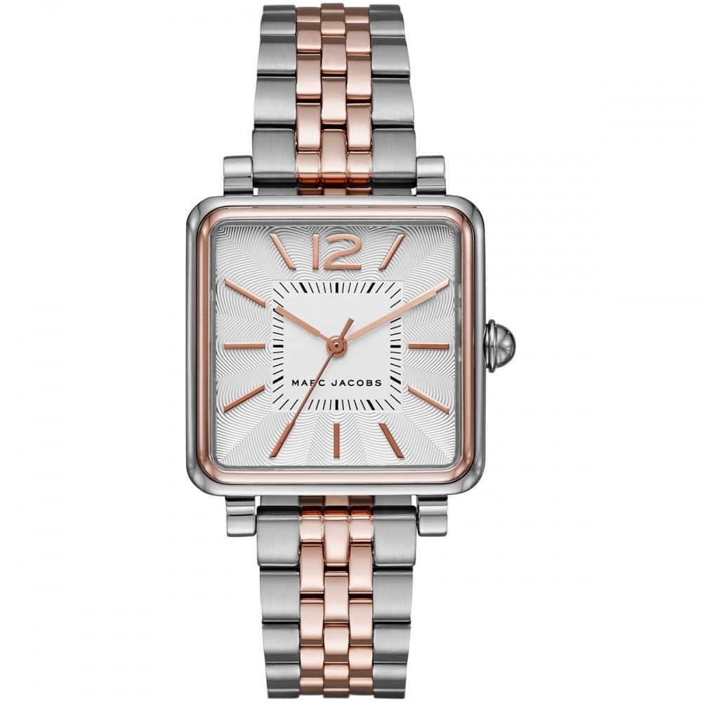 Marc Jacobs VIC Dual Tone White Dial Dial Ladies Watch- MJ3463