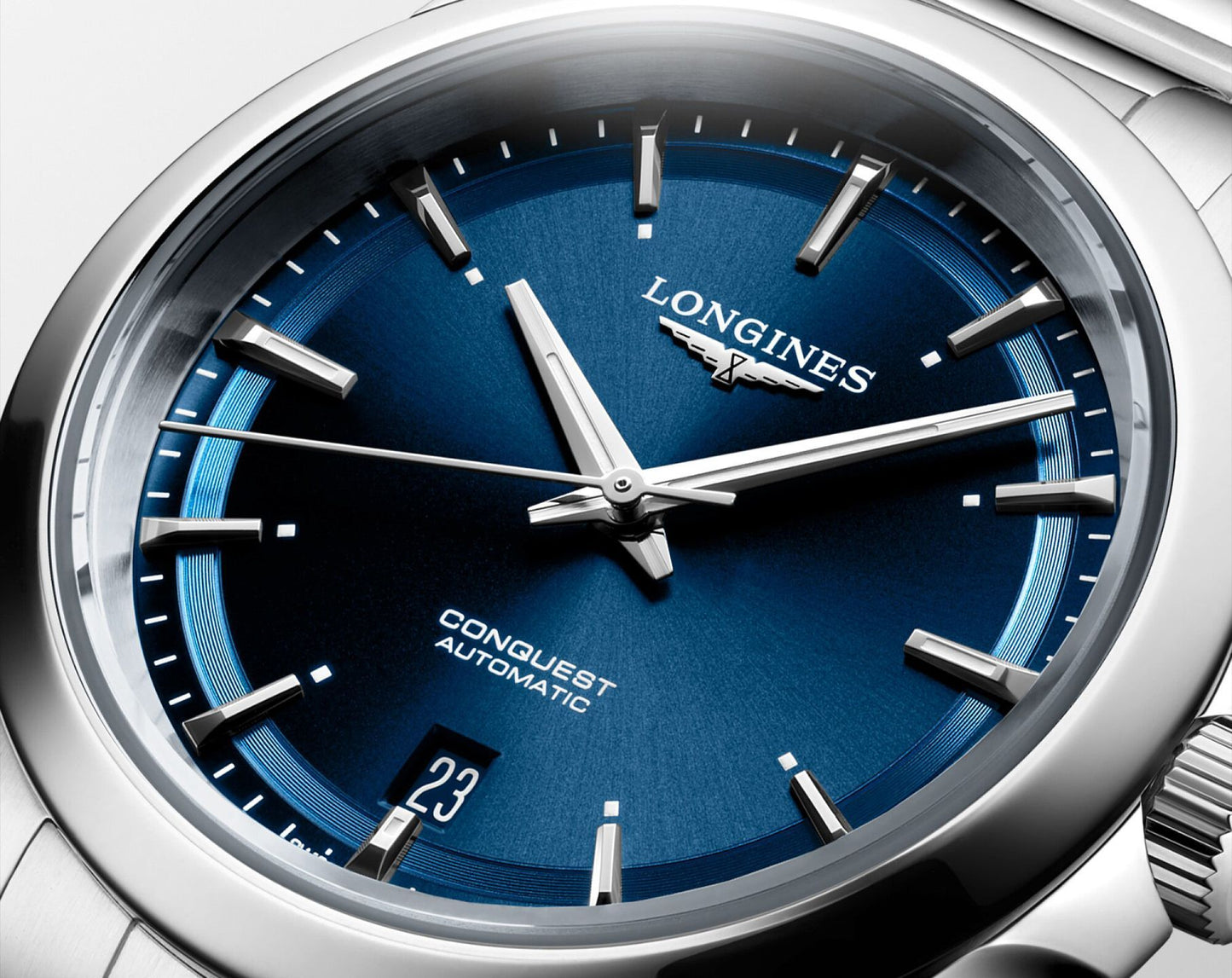 Longines Conquest 38mm Blue Dial Men's Watch- L3.720.4.92.6