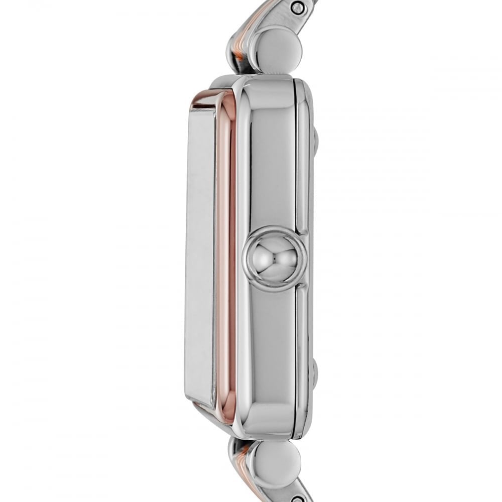 Marc Jacobs VIC Dual Tone White Dial Dial Ladies Watch- MJ3463