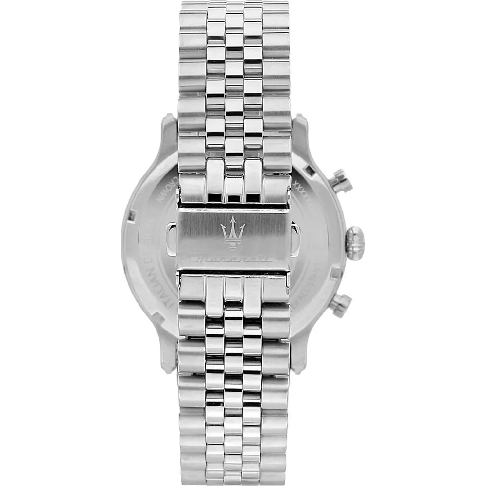 Maserati Epoca White Dial Men's Chronograph Watch- R8873618034