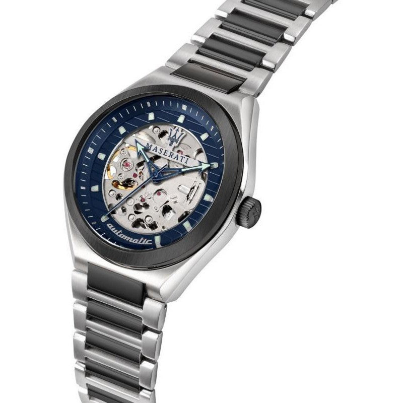 Maserati TRICORNIC Men's Skeleton AUTOMATIC Watch- R8823139001